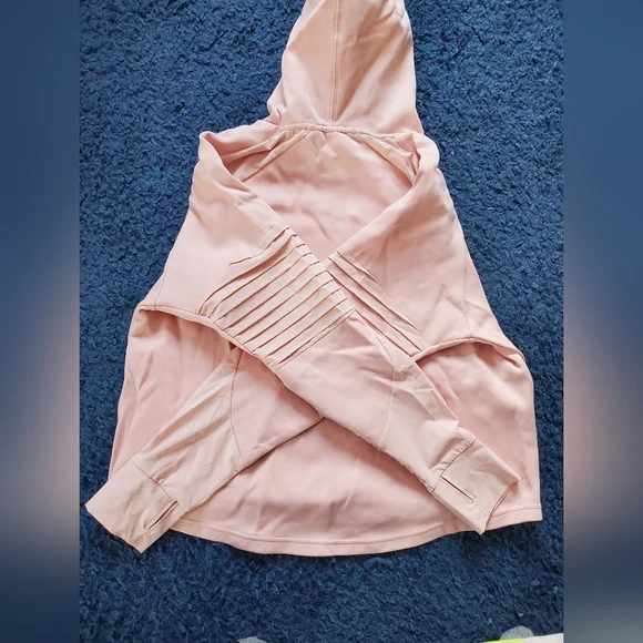 Puma Evostripe Womens Top Pink XL Pullover Hoodie Logo Sweatshirt Pockets - Picture 7 of 9